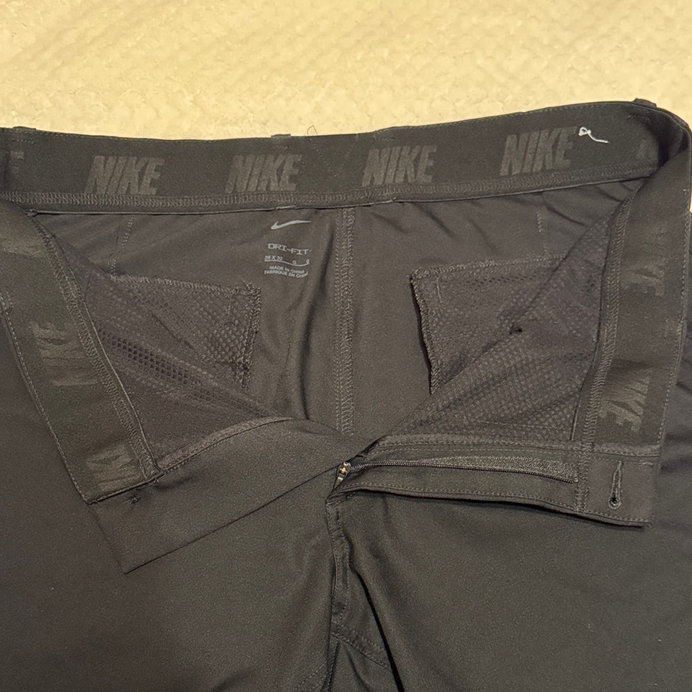 👖 Men’s Nike Dri-Fit Golf Pants – Black – Size 36x32 - Picture 9 of 15